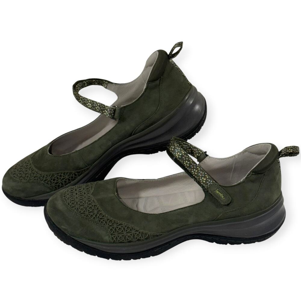 Jambu Originals Cornflower MJ Casual, Olive, Women's 9.5